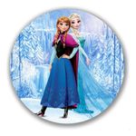 Painel Redondo 50x50 - Frozen