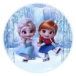 Painel Redondo 50x50 - Frozen