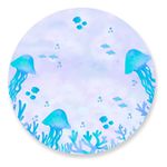 Painel Redondo 50x50 - Fundo do Mar