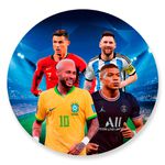 Painel Redondo 50x50 - Futebol