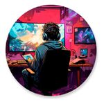 Painel Redondo 50x50 - Gamer