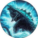 Painel Redondo 50x50 - Godzilla