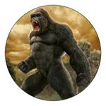 Painel Redondo 50x50 - Godzilla