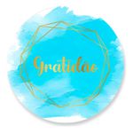 Painel Redondo 50x50 - Gratidão