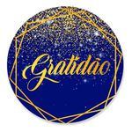 Painel Redondo 50x50 - Gratidão