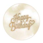 Painel Redondo 50x50 - Happy Birthday