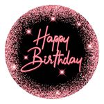 Painel Redondo 50x50 - Happy Birthday