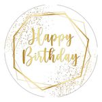 Painel Redondo 50x50 - Happy Birthday