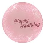 Painel Redondo 50x50 - Happy Birthday