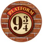 Painel Redondo 50x50 - Harry Potter