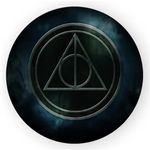 Painel Redondo 50x50 - Harry Potter