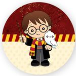 Painel Redondo 50x50 - Harry Potter
