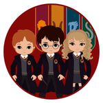 Painel Redondo 50x50 - Harry Potter