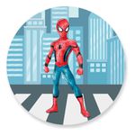 Painel Redondo 50x50 - Homem Aranha