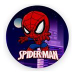 Painel Redondo 50x50 - Homem Aranha