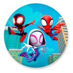 Painel Redondo 50x50 - Homem Aranha