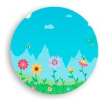 Painel Redondo 50x50 - Jardim