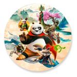 Painel Redondo 50x50 - Kung Fu Panda