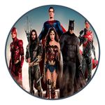 Painel Redondo 50x50 - Liga da Justiça