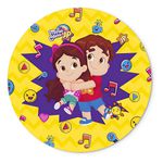 Painel Redondo 50x50 - Maria Clara e JP