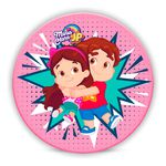 Painel Redondo 50x50 - Maria Clara e JP