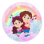 Painel Redondo 50x50 - Maria Clara e JP