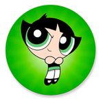 Painel Redondo 50x50 - Meninas Super Poderosas