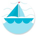 Painel Redondo 50x50 - Meninos