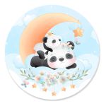 Painel Redondo 50x50 - Meninos