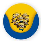 Painel Redondo 50x50 - Minions