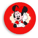 Painel Redondo 50x50 - Minnie