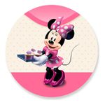 Painel Redondo 50x50 - Minnie