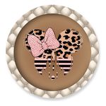 Painel Redondo 50x50 - Minnie