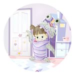 Painel Redondo 50x50 - Monstros S.A