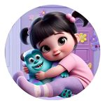 Painel Redondo 50x50 - Monstros S.A