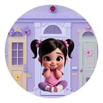 Painel Redondo 50x50 - Monstros S.A