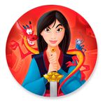Painel Redondo 50x50 - Mulan