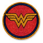 Painel Redondo 50x50 - Mulher Maravilha