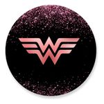 Painel Redondo 50x50 - Mulher Maravilha