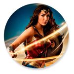 Painel Redondo 50x50 - Mulher Maravilha