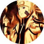Painel Redondo 50x50 - Naruto