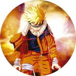 Painel Redondo 50x50 - Naruto