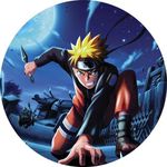 Painel Redondo 50x50 - Naruto