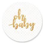 Painel Redondo 50x50 - Oh Baby