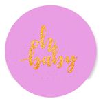 Painel Redondo 50x50 - Oh Baby