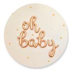 Painel Redondo 50x50 - Oh Baby