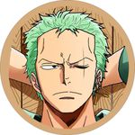 Painel Redondo 50x50 - One Piece