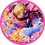 Painel Redondo 50x50 - One Piece