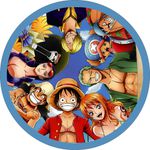 Painel Redondo 50x50 - One Piece