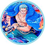 Painel Redondo 50x50 - One Piece